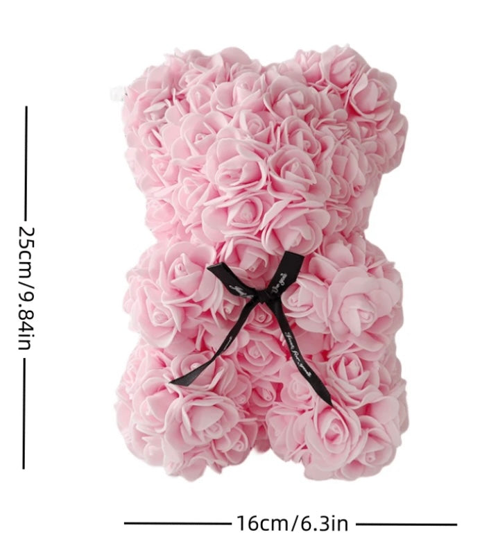 Pink Rose Bear